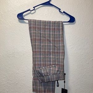 Tommy Hilfiger Plaid Slim-Leg Ankle Pants